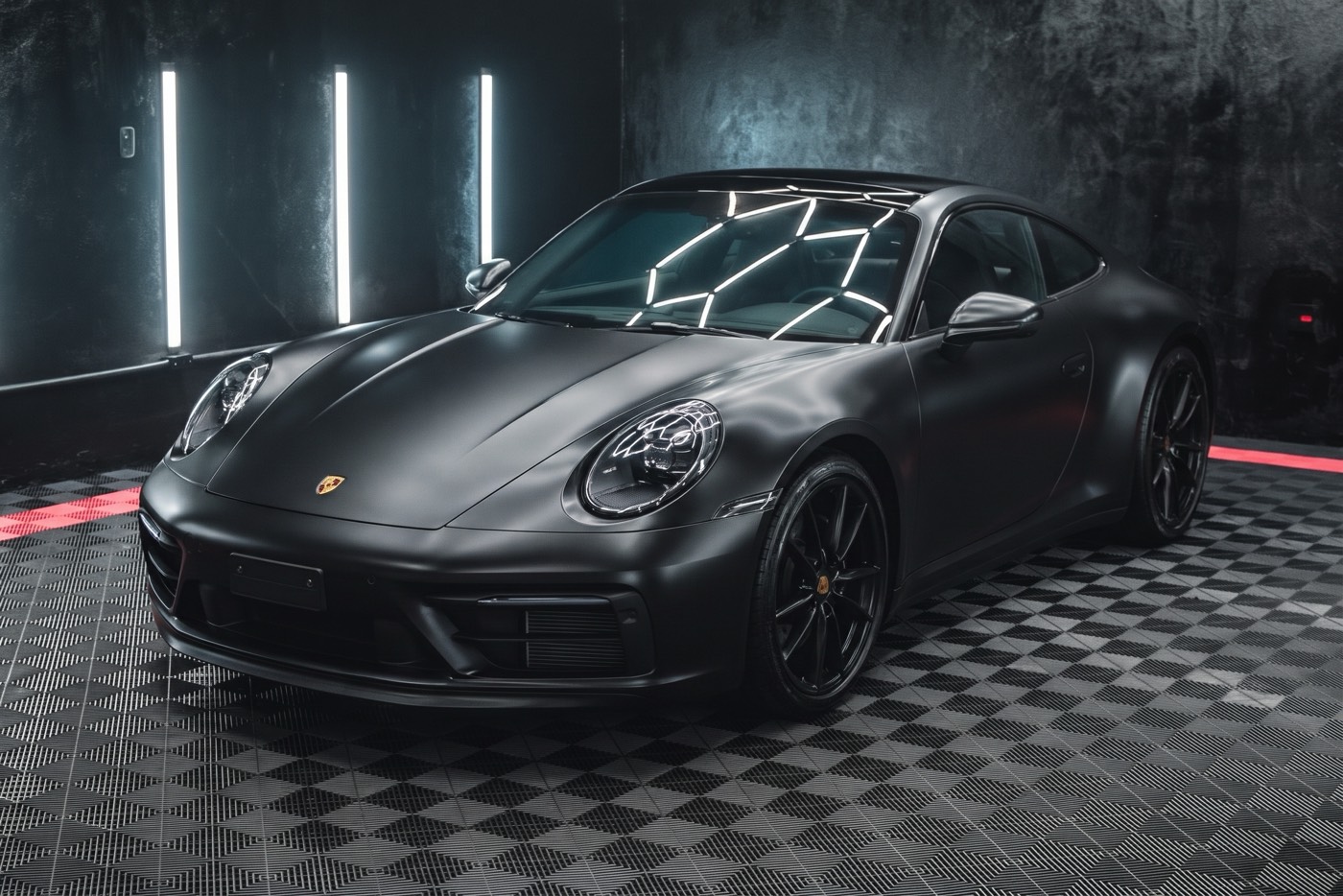 Porsche 911 em Preto fosco